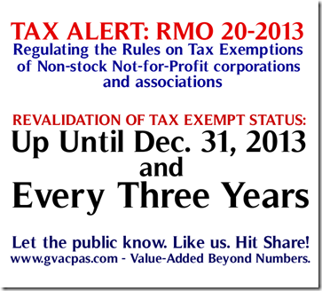 TaxAlert RMO 20-2013